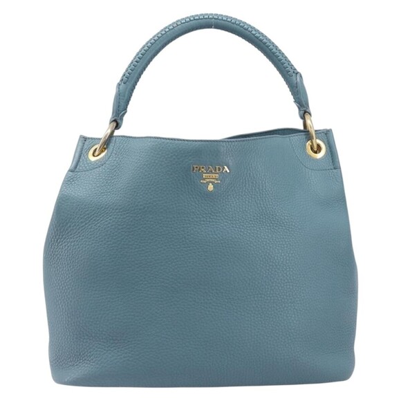 Prada Handbags - Prada Rolled Hobo Vitello Daino Large
